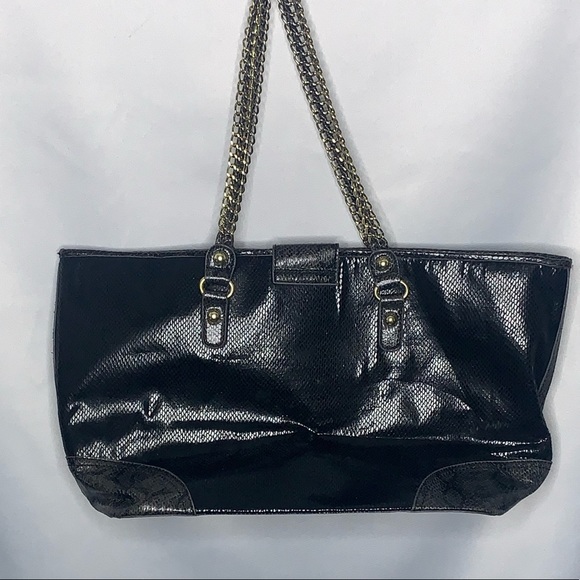 Kate Landry Python Textured Oversized Tote - Picture 5 of 10